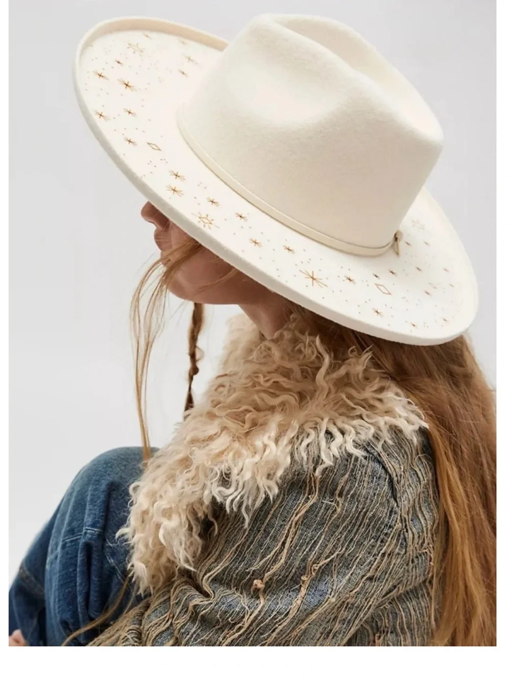 Free People Under the Moon & Stars hat - Picture 2 of 2